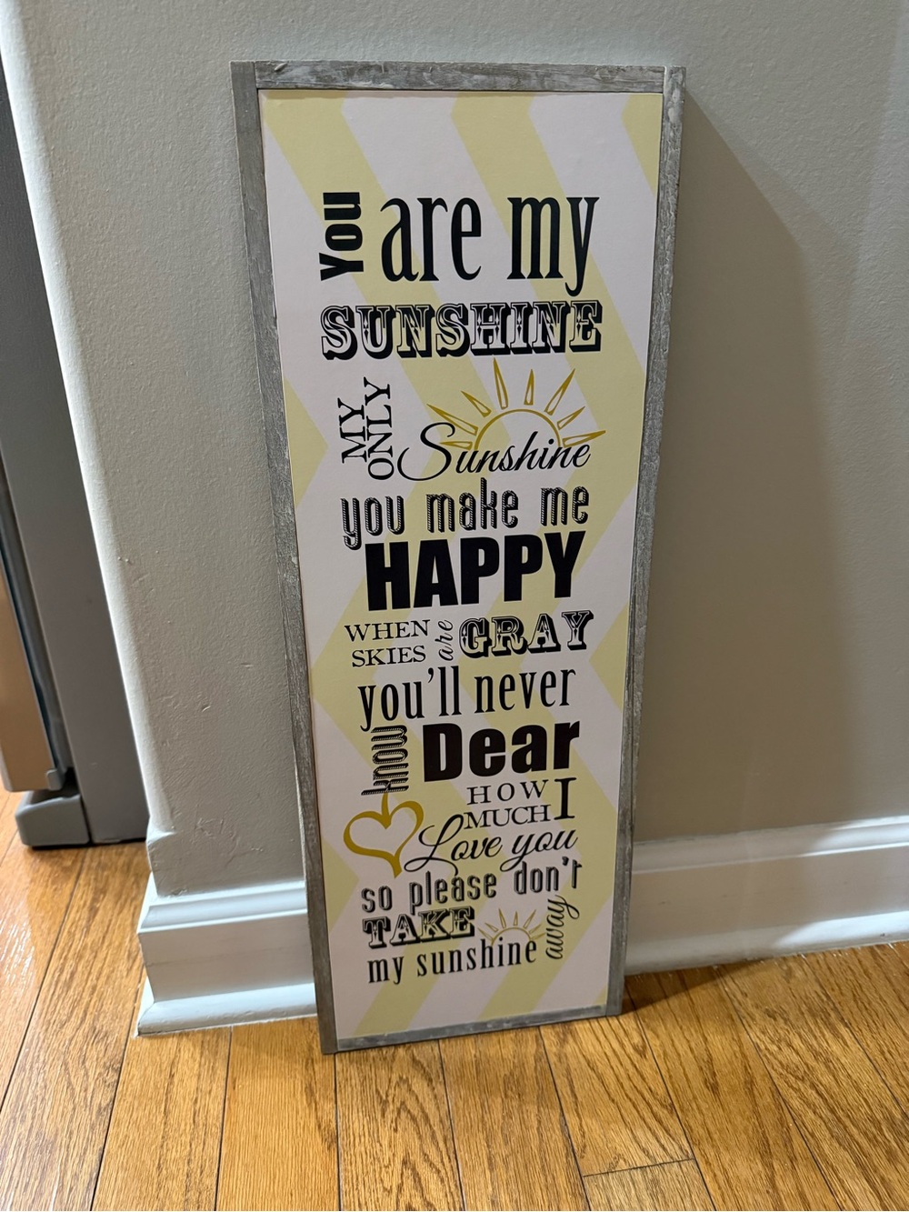 You Are My Sunshine Wall Art